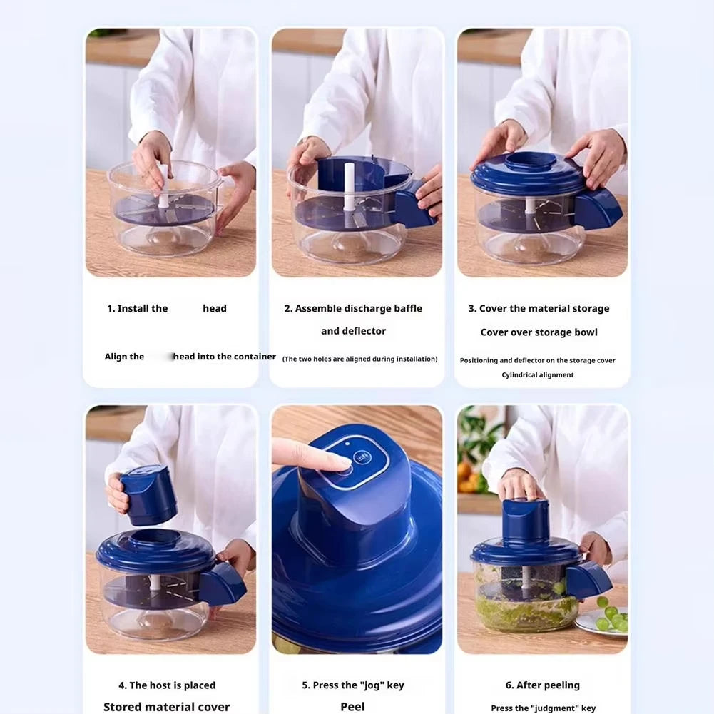 Effortless Smart Electric Grape Peeler — Hands-Free Fruit Skin Remover.
